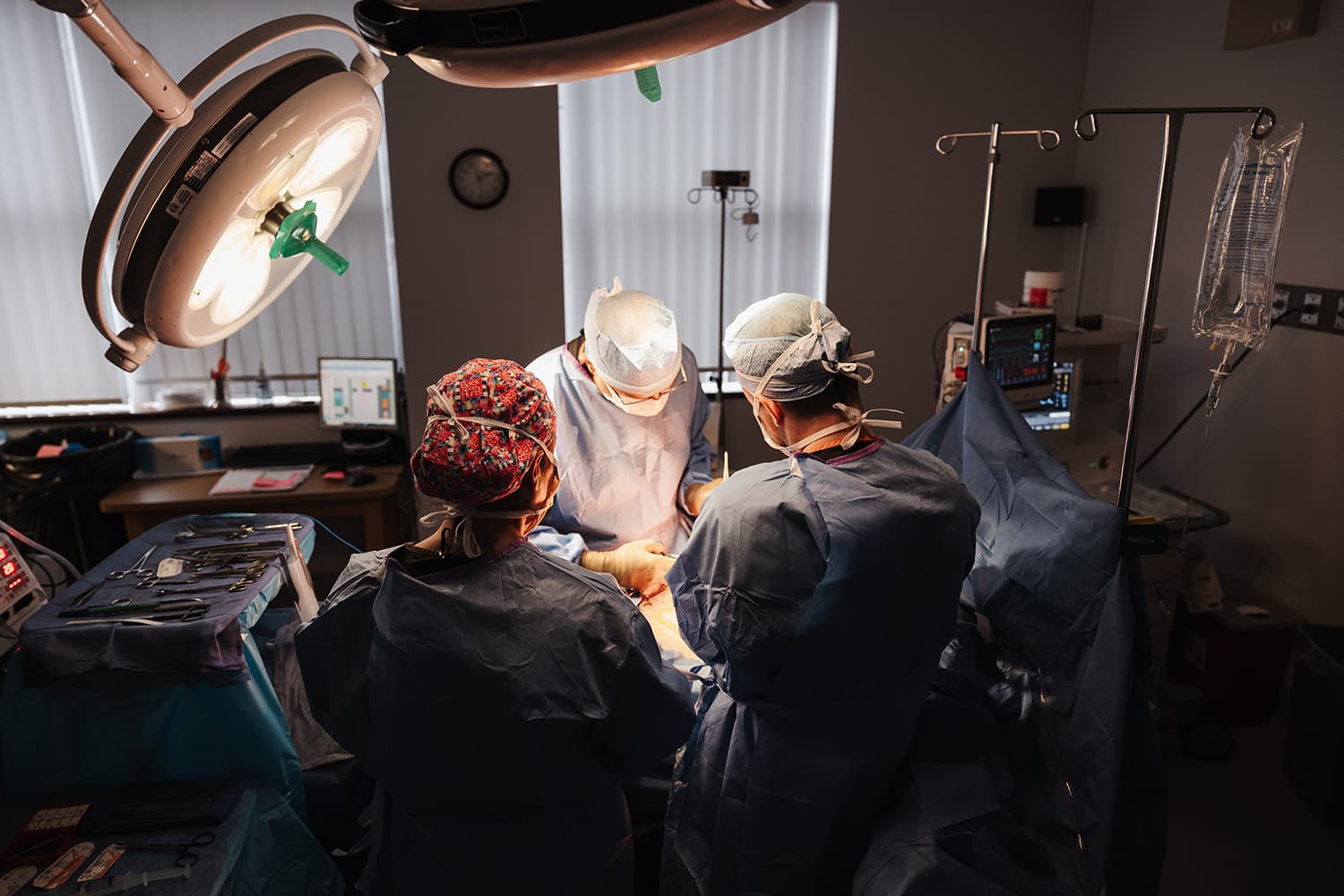 Boston Plastic Surgery doctors performing procedure in accredited surgery facility